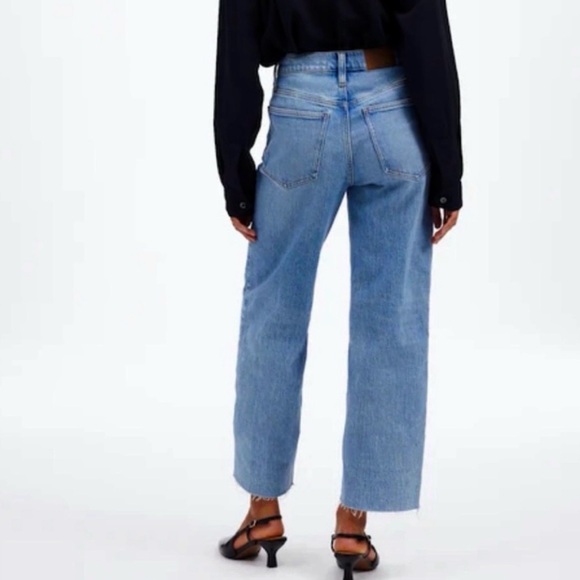 Madewell The Perfect Vintage Wide-Leg Crop Jeans - Picture 3 of 11